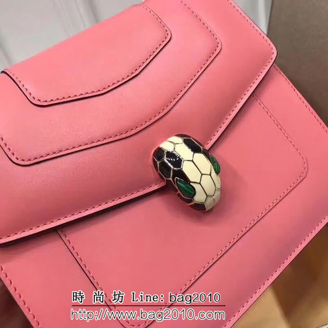 BVLGARI寶格麗 專櫃新款 蛇頭扣環 三層琺瑯蛇頭包 可手提肩背斜挎 B38329 FYD1354